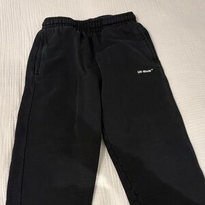 Off-White Kids Charcoal Sweatpants